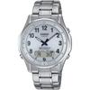 Casio Lineage Солнечные Радиоуправляемые Часы LCW-M100TSE-7AJF Мужские Серебристая Нержавеющая Сталь 10 ATM Водонепроницаемые