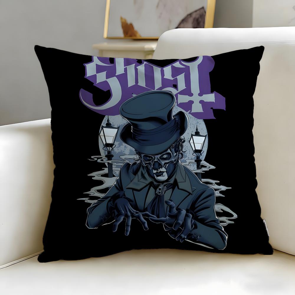 Классическая наволочка Ghost Cushion Cover Мягкая, легко стирается. Универсальная для дивана, кровати, путешествий и офиса