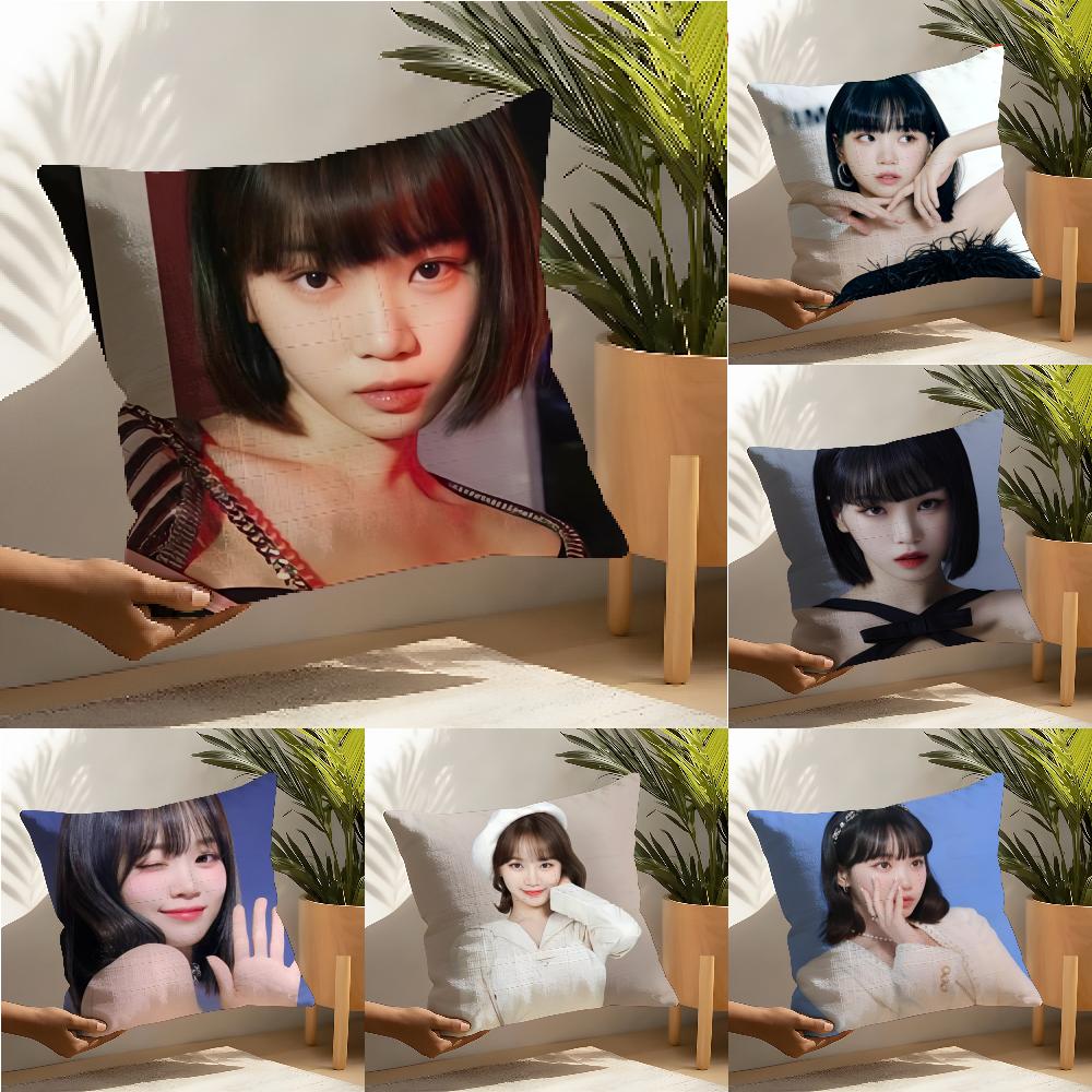 Kim Chae - Won Pillow Case Linen Cushion Covers For Decorative Sofa Home Pillows Case Car Chair Pillows Cases