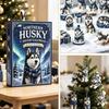 Dog Shaped Hanging Decor 2026 Christmas Advent Calendar, 24-Day Ornaments Countdown Calendar with 24 for Kids Pcs 2D Acrylic Figures Lovers,