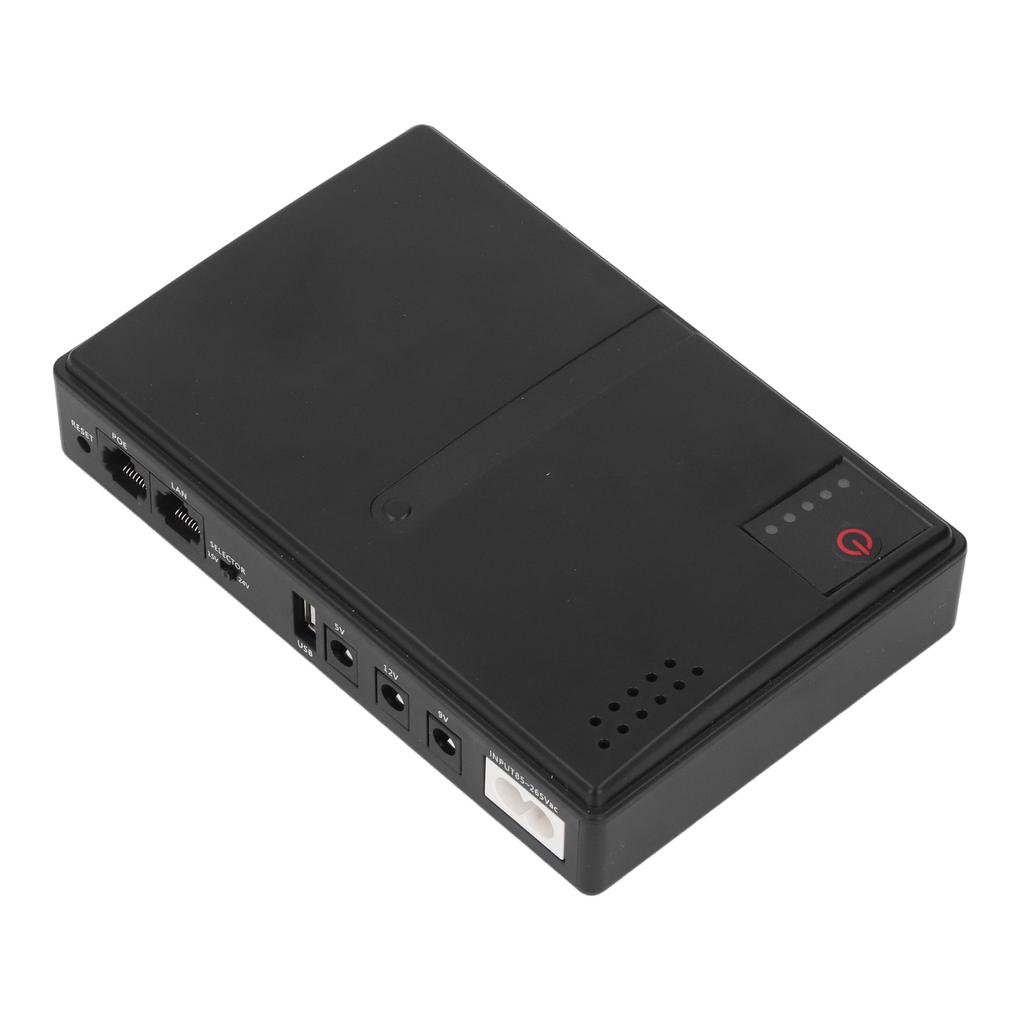 Мини источник бесперебойного питания Компактный ИБП Резервная батарея для домашнего маршрутизатора камеры 36 Вт 5 В 9 В 12 В 2 А