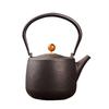 OULOVECO Cast Iron 1200ml Large Suitable for Direct Heat and Induction Includes 304 Stainless Steel Ideal for Tea Healthy and Gifting Teapot,