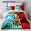Triforce  Bedding Quilt Set Quilt Cover Pillowcase Home Decoration Birthday Gift (1 * duvet cover + 2 * pillowcase, without core)