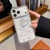 Блестящий чехол для телефона с узором ракушки и стразами в виде звезды для iPhone 17 Air 16 15 14 13 12 11 Pro Max 14 Plus Мягкий противоударный чехол