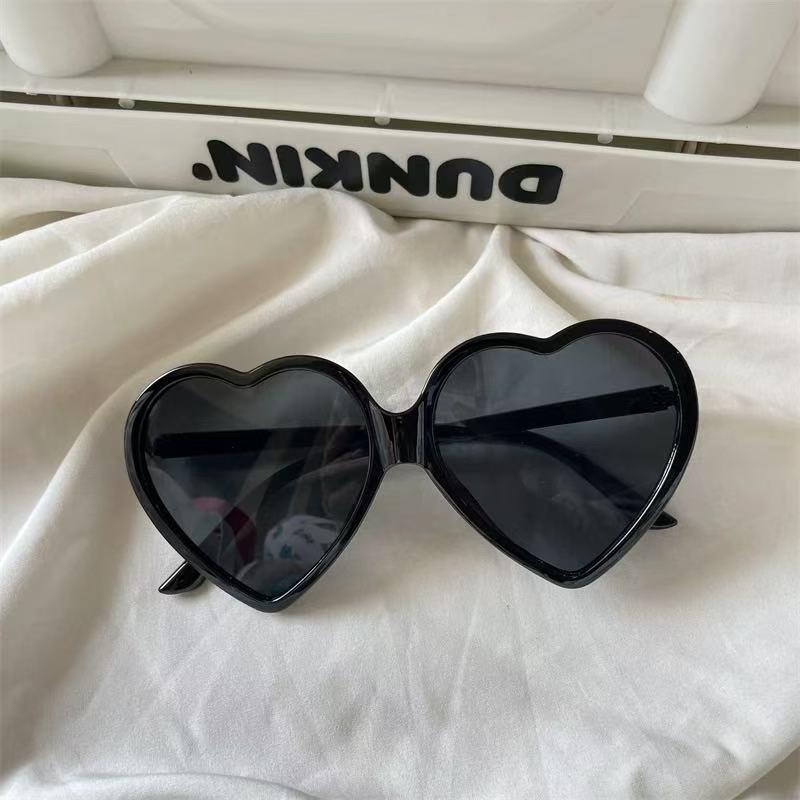 Классический бестселлер Радужные персиковые солнцезащитные очки в форме сердца - Идеально подходят для вечеринок, выпускных вечеров и модного веселья