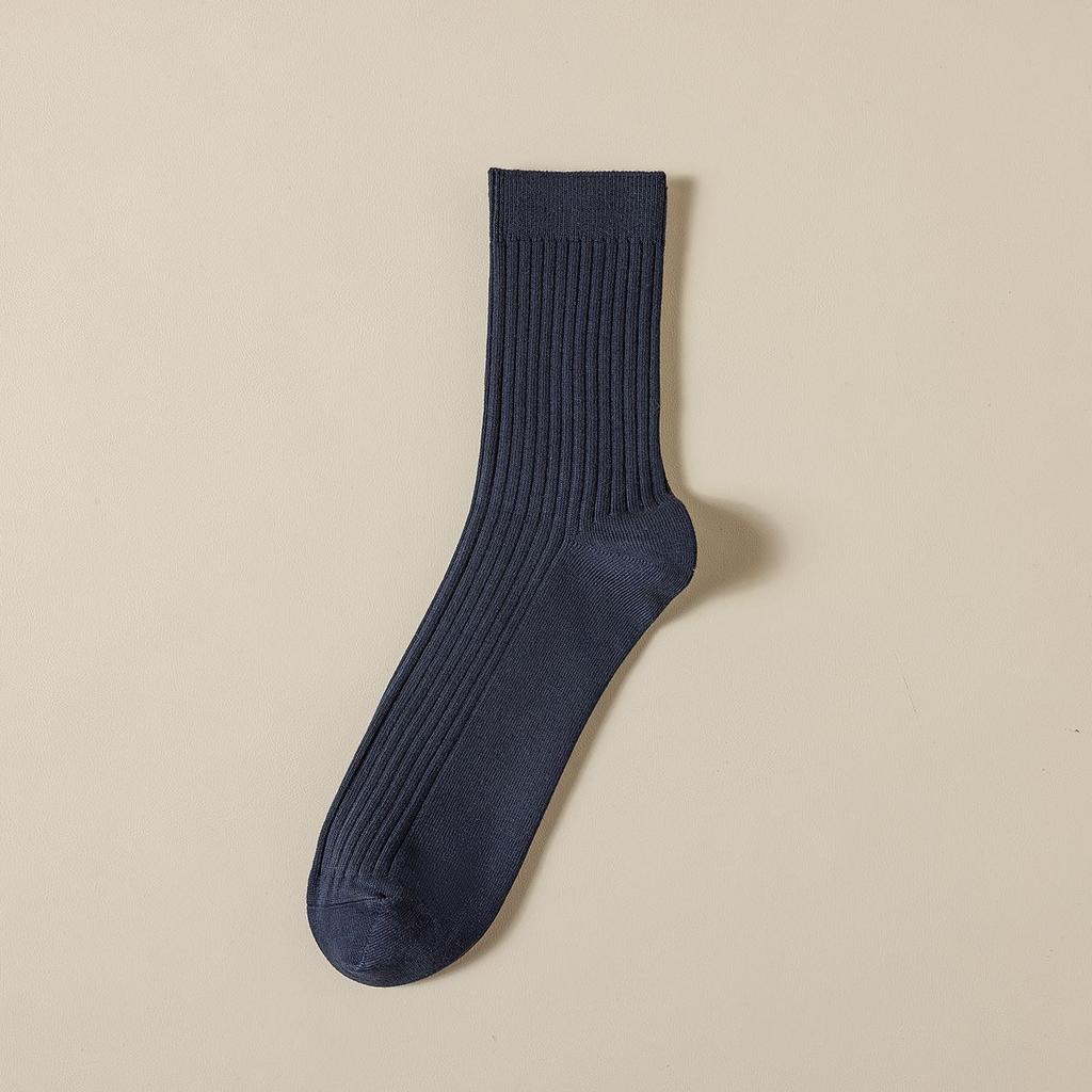 5/10 пар мужских хлопковых носков, удлиненные и утолщенные, теплые, дышащие и впитывающие пот носки