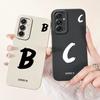 Чехол для Samsung Galaxy A17 5G SM-A176B Новый чехол с счастливыми буквами Ударопрочный мягкий силиконовый чехол для телефона для Samsung A17 A 17 5G Сумки