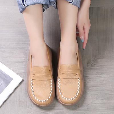 Корейский дизайн, туфли на толстой подошве, весна и осень 2024, новая простая и удобная женская обувь, повседневные Zapatos De Mujer Traf
