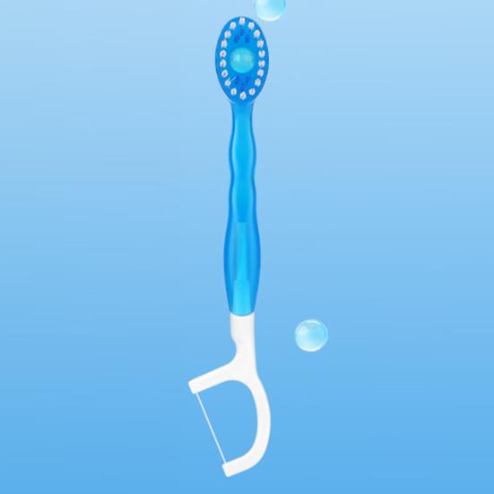 12Pcs Disposable Toothbrush with Toothpaste Floss Pick Tongue Scraper Portable Travel Adults