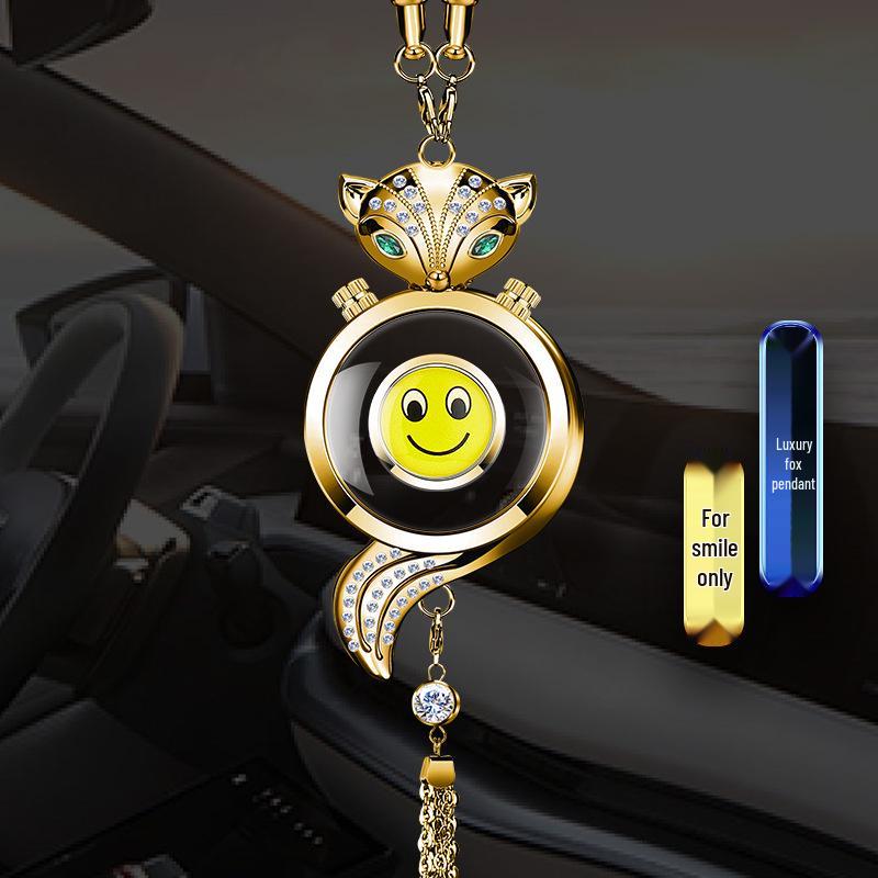 Хрустальный подвесной освежитель воздуха для автомобиля в виде лисы - Подвеска на зеркало заднего вида