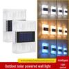 Водонепроницаемый настенный светильник на солнечной батарее для украшения дома и сада