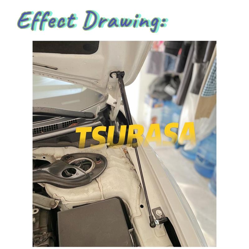 Передние амортизаторы капота для Mitsubishi Lancer Evolution X EVO 10 2007-2016 Модифицированная подъемная опора Амортизатор Пневмоцилиндр Шток Вер