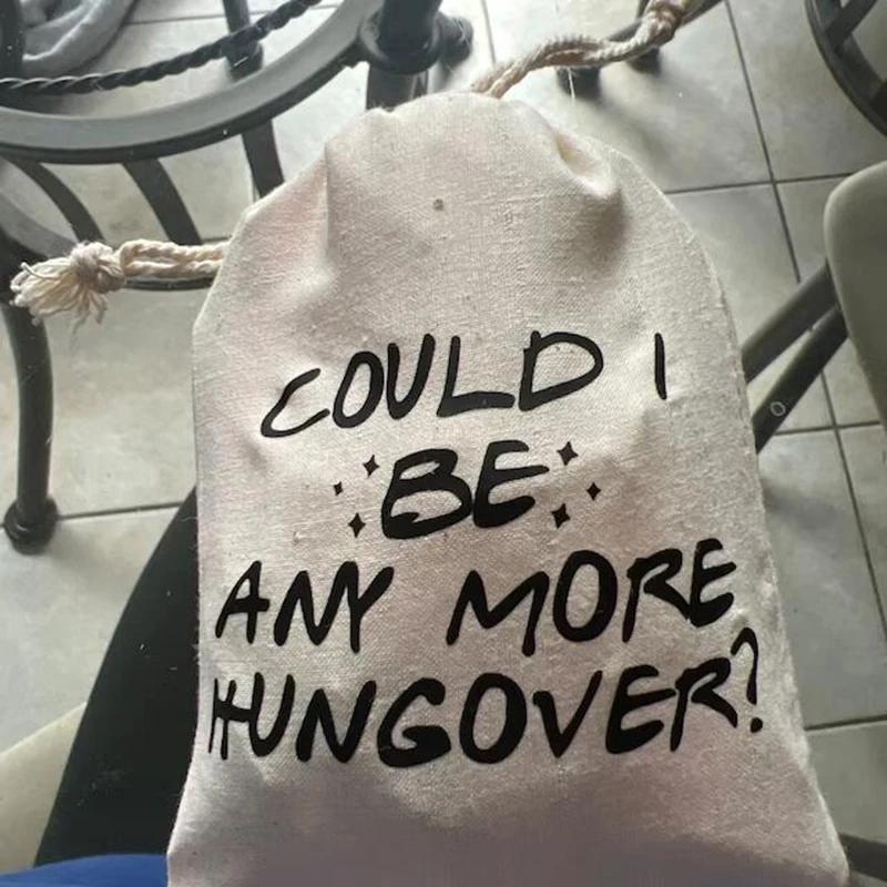 5 шт. сумочек для набора от похмелья Девичник невесты Тематика поездки с подругами Выходные холостяцкой вечеринки друзья Девичник Свадебный душ свадебный подарок сувенир