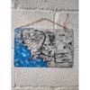 Middle Earth Map Lord of the Rings Tin Sign, Vintage Fantasy Metal Wall Art