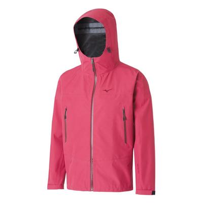 Mizuno Водонепроницаемая куртка GORE-TEX для улицы, дождевик, B2JE2A1065, сливово-красный, размер S