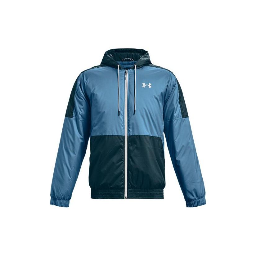 Under Armour Sportstyle Insulate Training Hoodie Jacket Men Jackets Blue 1355849-422
