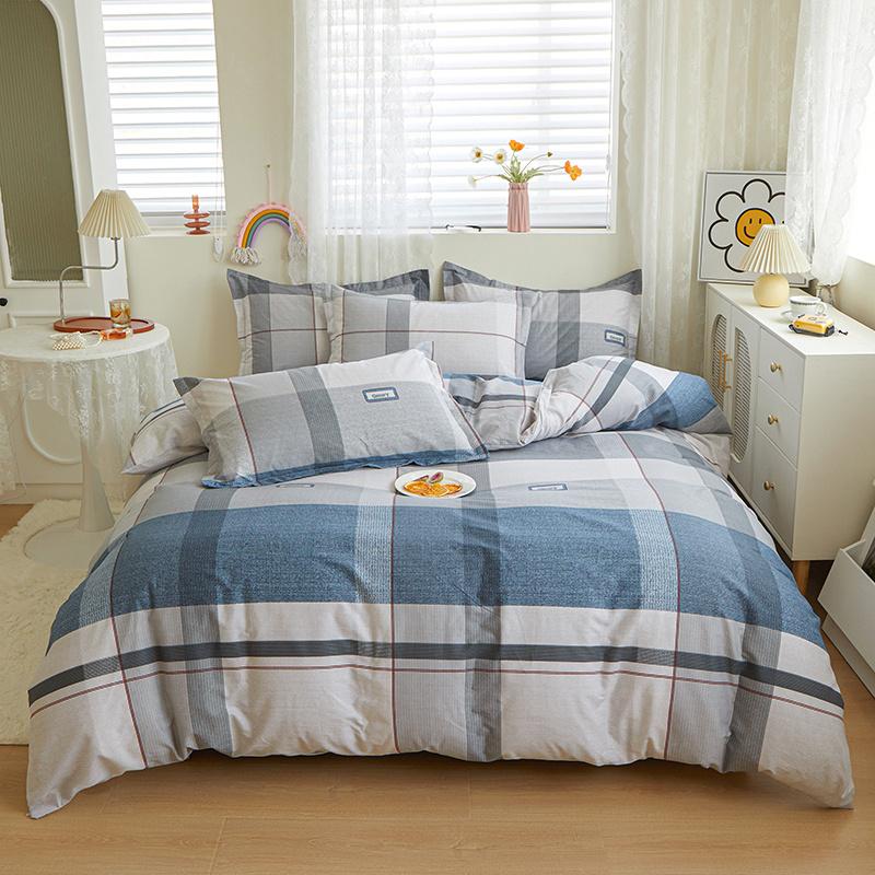 Комплект постельного белья с цветочным рисунком из 100% хлопка с узором в стиле сада, комплект постельного белья размера «queen size», пододеяльник с наволочками на все сезоны