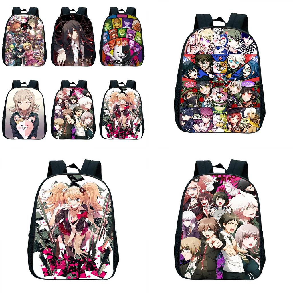 Рюкзак с аниме-принтом Danganronpa, водонепроницаемый, высокой вместимости, легкий, портативный, идеально подходит для школы и путешествий