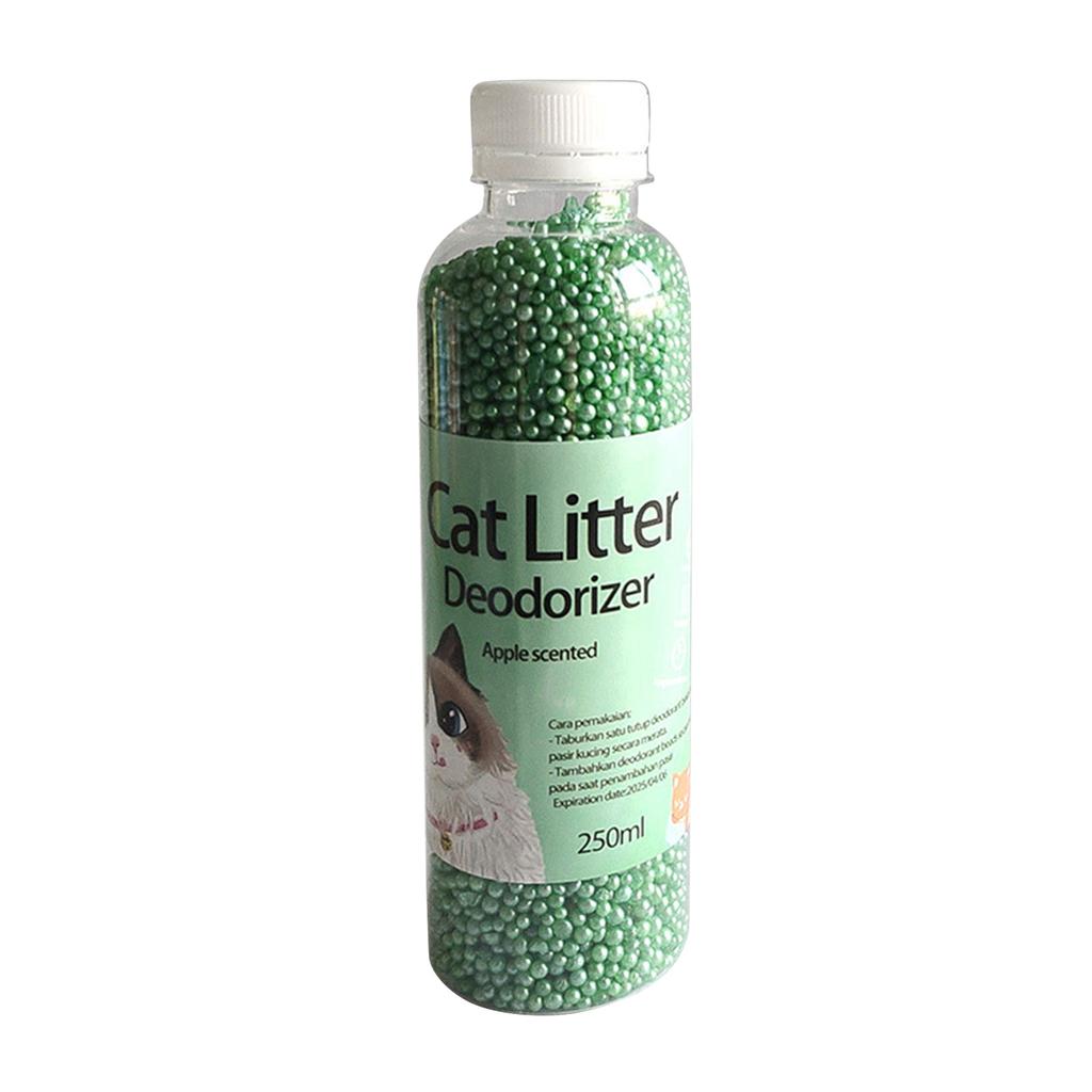 8oz Litter Box Odor Eliminator Deodorizer Beads for Pet Cats Safety Active Carbon Refresh Deodorant for Odor Removing