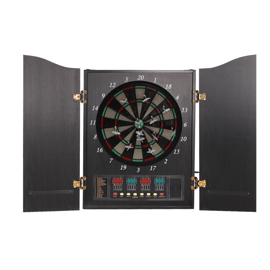 Electronic Dart Board Machine for 16 Players, 27 Games 243 Modes with LED Display & Voice Prompt, Soft Tip Darts