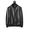 Men's Leather Jacket Pu Korean Style New Fashion Autumn and Winter Velvet Motorcycle Leather Jacket Slim Jacket