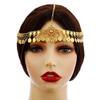 Alloy Boho Headwear With Water Drop Shape And Coin Tassels For Wear Festival