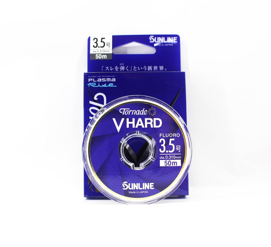 Sunline Фторуглеродный поводок Tornado V Hard Version 2 50 м # 3,5 14 фунтов (3021)