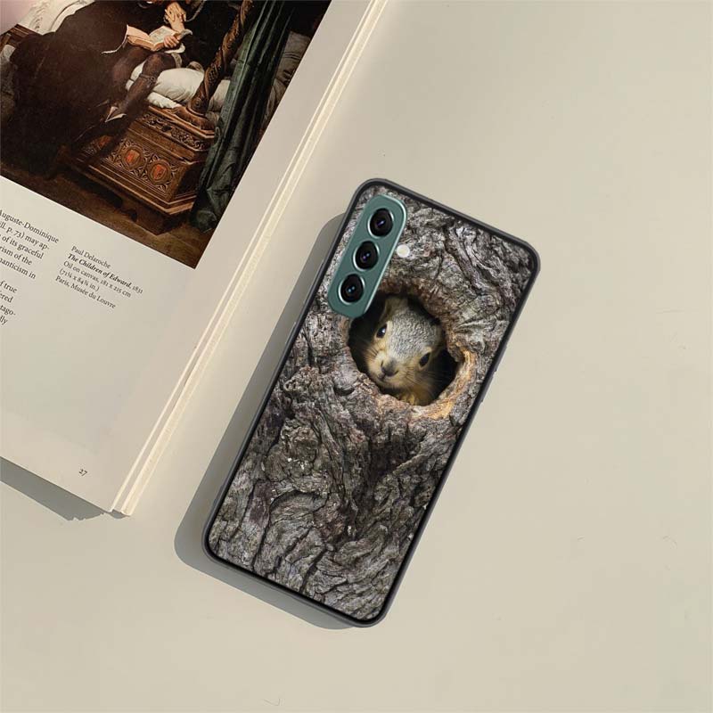 Forest Squirrels Foraging For Food Phone Case for Samsung A54 A14 A24 A34 A17 A37 A57 A55 A35 A25 A15 A07 A05S A04S A12 A22 A32