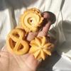 Новые креативные милые заколки для волос для девочек в виде печенья, простые заколки для волос с боковой стороны, головной убор, украшение для волос, модные аксессуары для волос