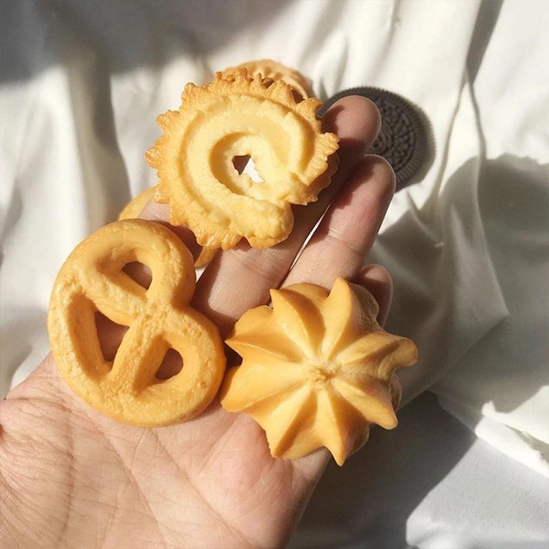 Новые креативные милые заколки для волос для девочек в виде печенья, простые заколки для волос с боковой стороны, головной убор, украшение для волос, модные аксессуары для волос