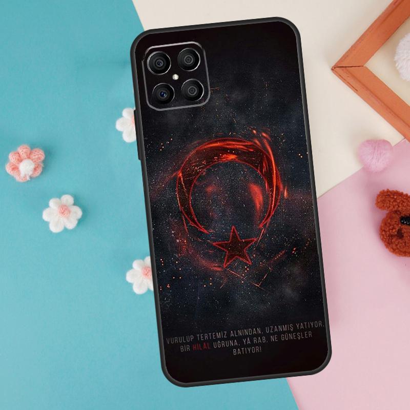 Чехол Флаг Турции Ататюрка для Honor Magic 7 5 6 Lite Pro Honor X8b X9b X9a X8a X8 X9 X9c 50 70 90 200 Lite