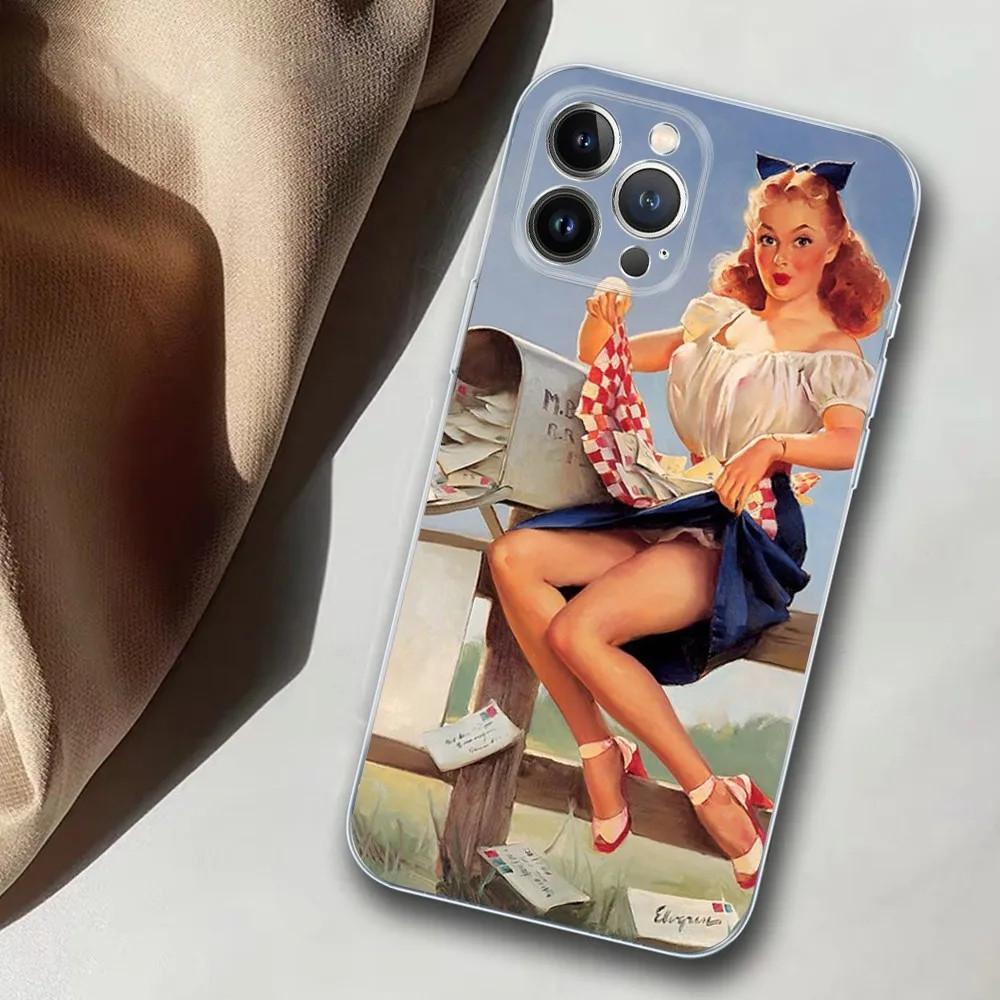 Чехол для мобильного телефона Apple IPhone14 Poster Girl Чехол для мобильного телефона, окрашенный противоударный чехол для мобильного телефона Huawei Anti-Drop