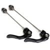 Rinda Quick Release Lever Set of 2 and for Tires and Road and Black (Front Rear) Hubs, Bikes, MTBs, Bicycles,