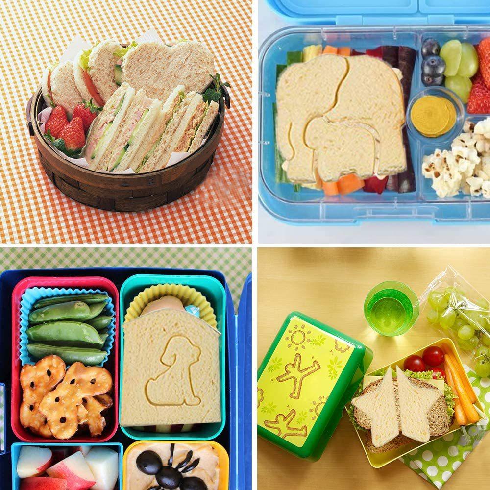 Vogue тиснение резаки многофункциональный дом гостиная кухня инструмент для выпечки сэндвич форма дети дети DIY печенье дети завтрак бенто форма полезная