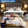 Golden laday Friendship 3pcs K-pop music group Bedding set,Ideal for Bedroom, Dormitory,Including Duvet Cover And 2pcs Pillowcases,Fan gifts
