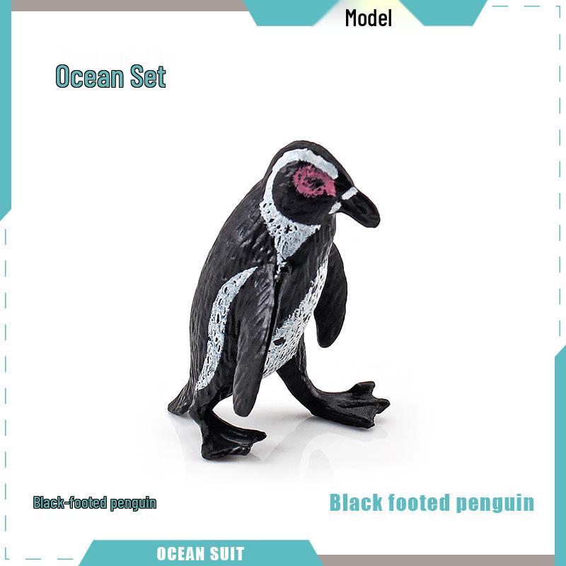 Children's Marine Animal Model Set: Mini Whale, Shark, Dolphin, Turtle, Sea Lion