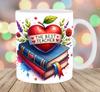 Лучшие Учителя День Учителя Керамическая Кофейная Кружка Суб-Книга Чашка для Воды Книга Яблочный Карандаш Подарок