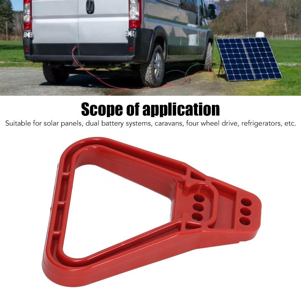 2PCS Red Battery Quick Connector Handle 350 A Power Connector Handle Solar Panels