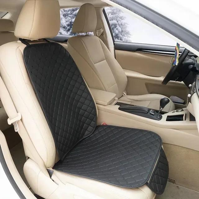 New Pu Leather Car Seat Cover Seat Back Cushion Minimalism Seat Cushion Universal Wear-resistant and Durable Four Seasons