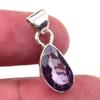 Natural Alexandrite 925 Solid Sterling Silver Gift Jewelry Pendant 1'' K5n63