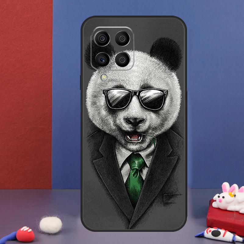 Man Suit Shirt Tie Case For Samsung Galaxy M34 M14 M54 M13 M15 M36 M55 M35 M56 M16 M31 M11 M53 M12 M32 M52 M06