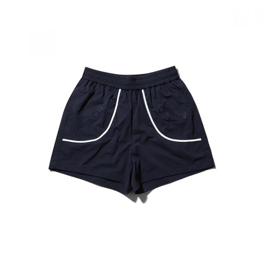 Bbc Earth Women S Short pantS Animal Embroidery Navy