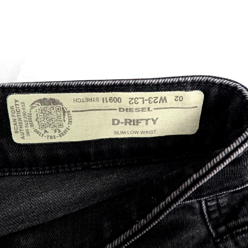 [Б/у] DIESEL 23 дюйма стираные узкие джинсовые брюки [b41-79]