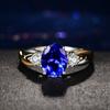 Sace Gems Классическое кольцо из медного сплава с цирконом, женские ювелирные изделия, свадебный подарок, открытая вечеринка