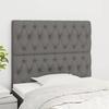 VidaXL Headboard Bedroom Furniture Bed Accessories Single Bed Heads Bed Frame Interiors Dark Grey 3116651