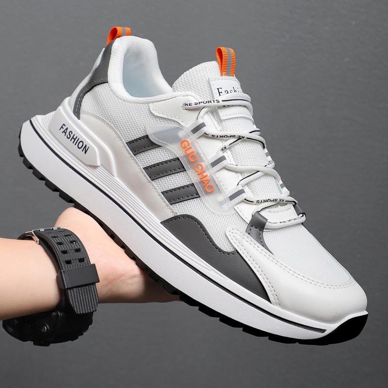 Новые модные мужские удобные туфли на все времена года для студентов, мальчиков, трендовые мягкие дышащие повседневные кроссовки для бега