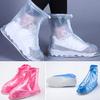 1 Pair PVC Rain Shoe Covers Zipper Closure Convenient Women Shoes Boots Overshoes