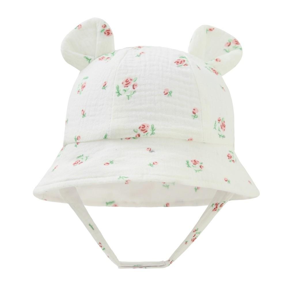 Print Design Baby Sun Hat Breathable Bucket Hat Baby Portable Kids Beach Cap  for Travel Summer