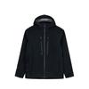 Champion Series походная однотонная куртка с капюшоном и длинным рукавом ветрозащитная водонепроницаемая прочная мужская куртка черная 152440606-2