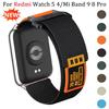 Нейлоновый петлевой ремешок для Xiaomi Redmi Watch 4 5 Регулируемый спортивный сменный ремешок Браслет для Mi Band 9 8 Pro Аксессуары